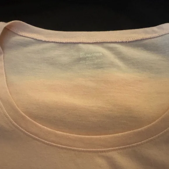 Time and Tru Women’s ' T-Shirt Set - Pink, Black, White - Picture 4 of 6